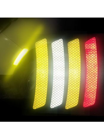 10 Stück Autotüraufkleber Aufkleber Warnband Reflektierende Aufkleber Reflektierende Streifen