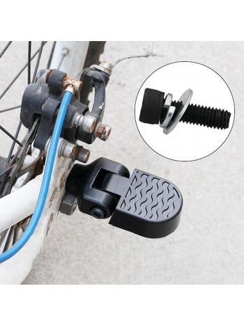 1 Paar Fahrrad-Hinterpedale, faltbar, rutschfest, Rücksitz-Fußstütze, Pedale für Mountainbike, elektrisch
